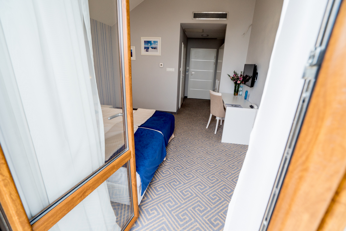 Komfortowy pokój dwuosobowy w Hotelu Aleksandria